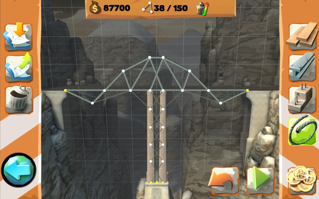 Captura 2 de Bridge Constructor Playground