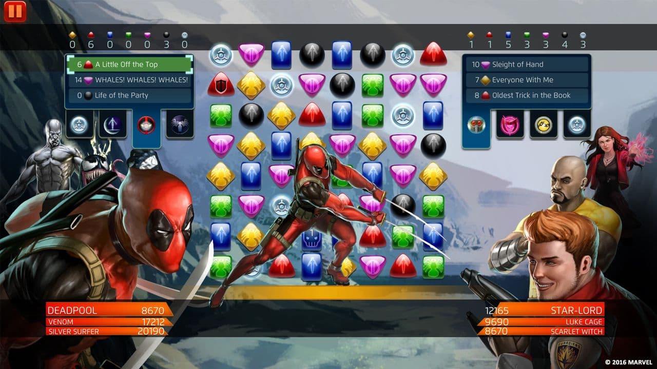 Captura 1 de Marvel Puzzle Quest