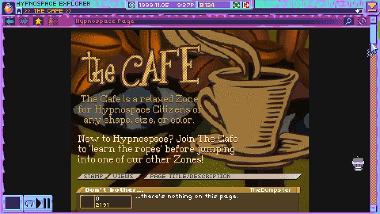 Captura 3 de Hypnospace Outlaw