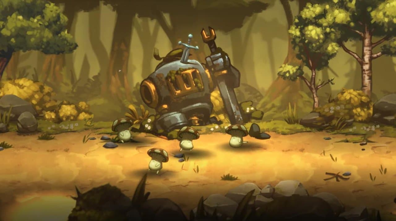 Captura 3 de SteamWorld Quest: Hand of Gilgamech