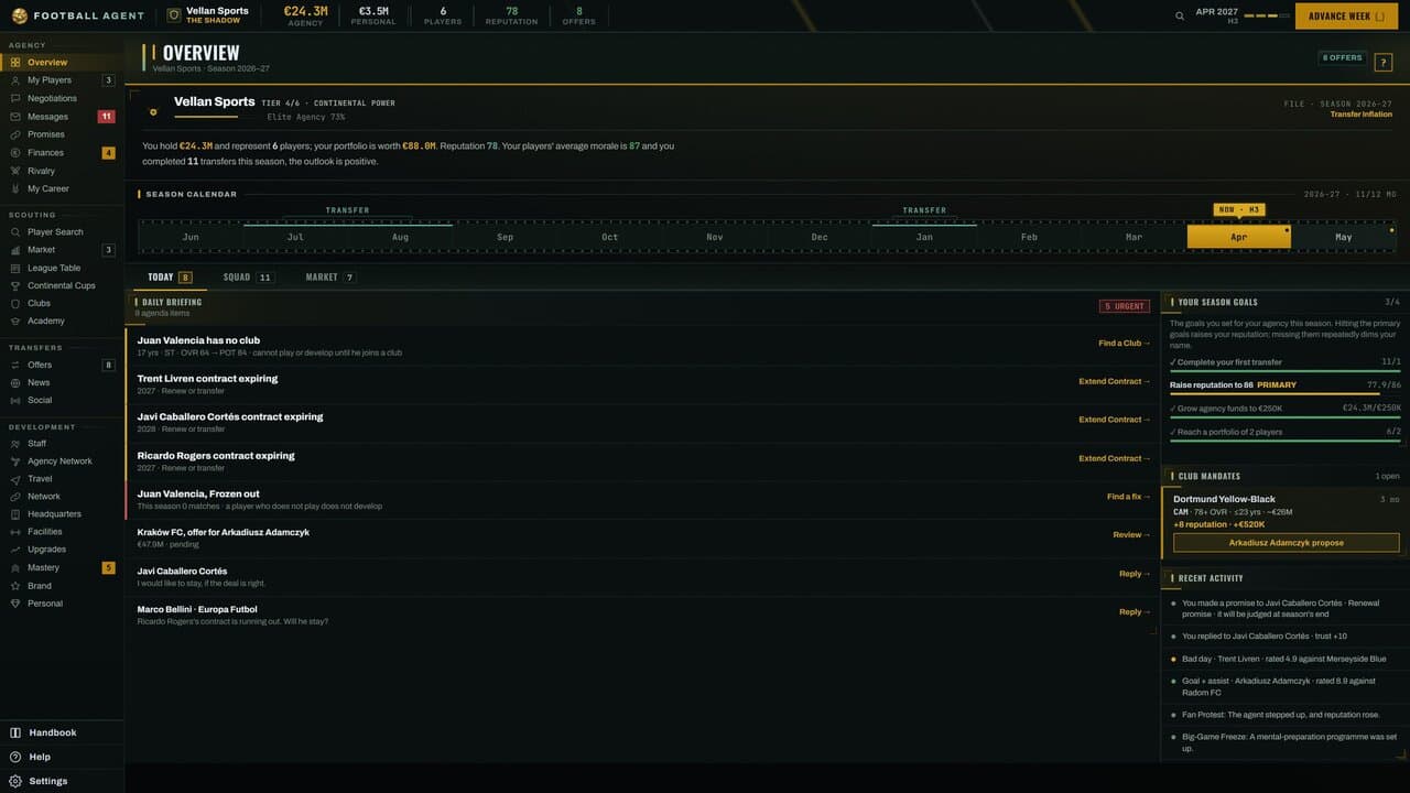 Captura 3 de Football Agent