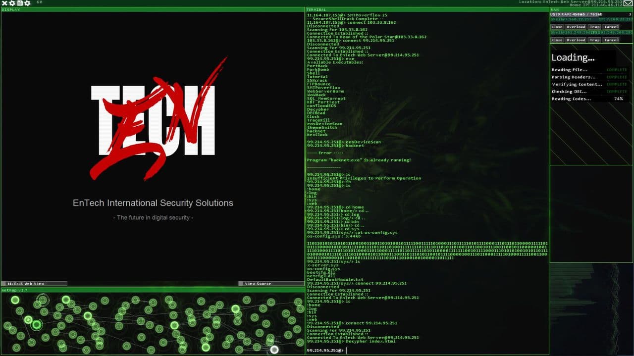 Captura 4 de Hacknet