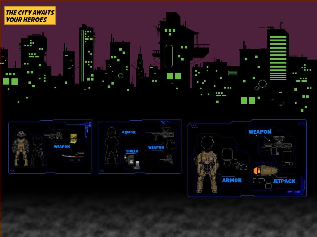 Captura 1 de Neon Hardcorps