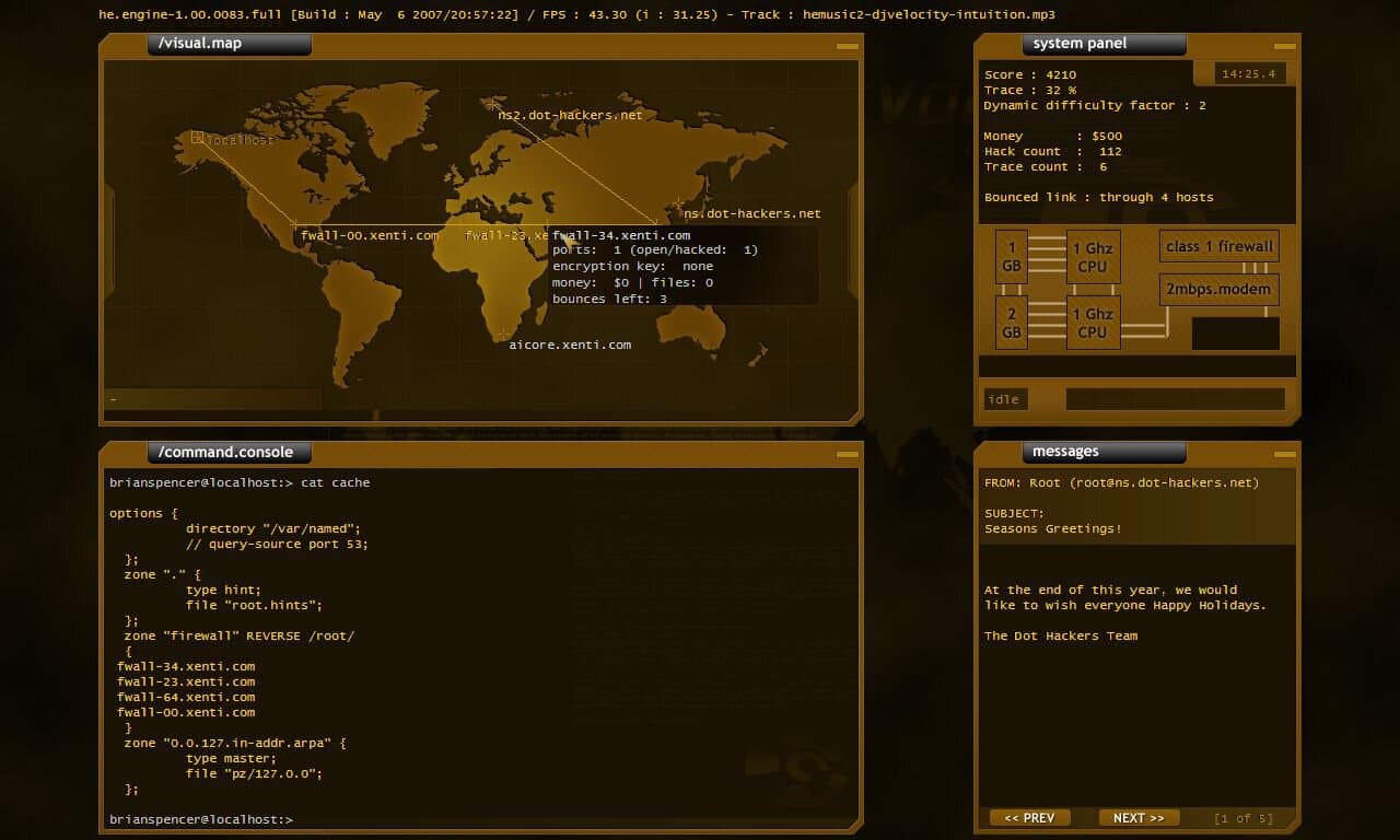 Captura 2 de Hacker Evolution