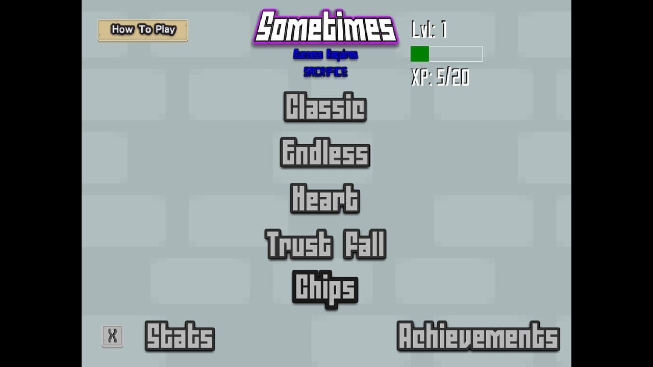 Captura 1 de Sometimes: Success Requires Sacrifice