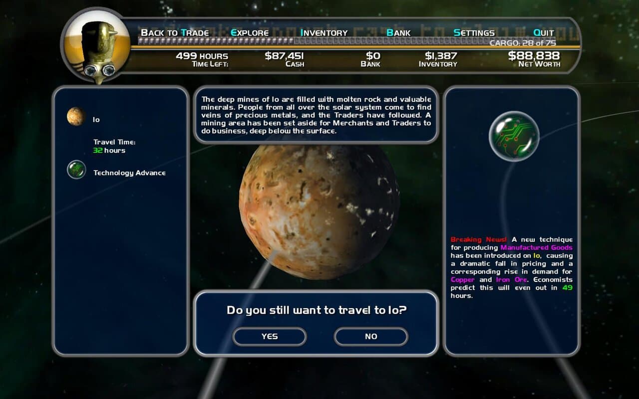 Captura 1 de Space Trader: Merchant Marine