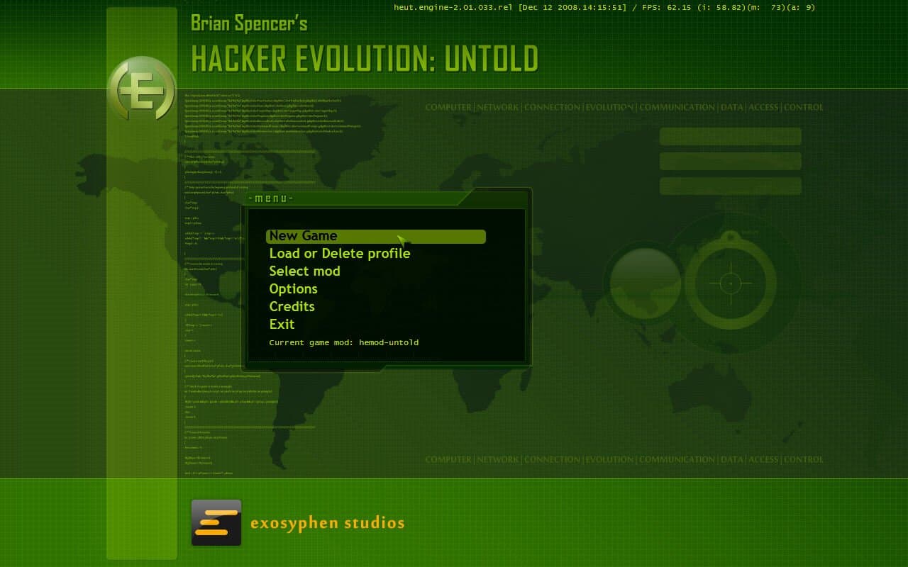 Captura 1 de Hacker Evolution: Untold