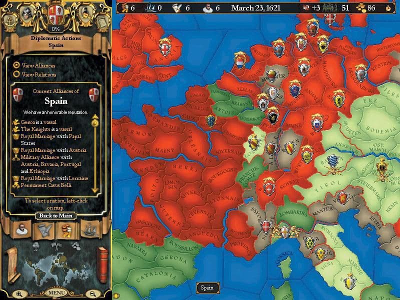 Captura 3 de Europa Universalis II