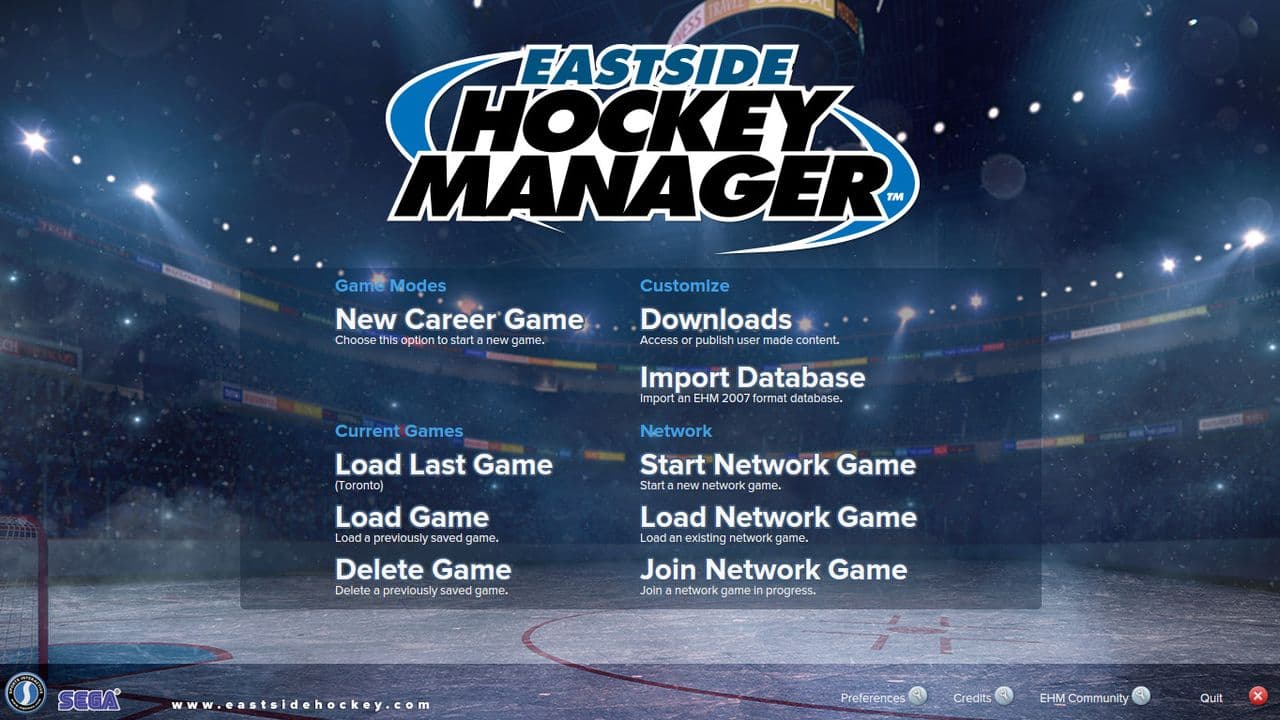 Captura 1 de Eastside Hockey Manager