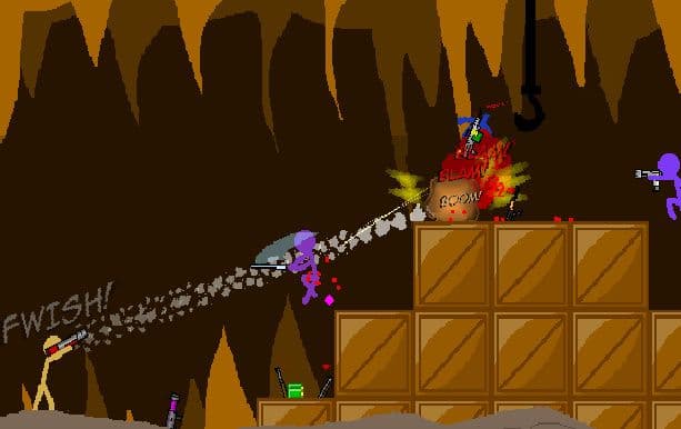 Captura 1 de Boring Man - Online Tactical Stickman Combat