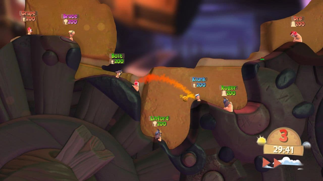 Captura 4 de Worms Battlegrounds