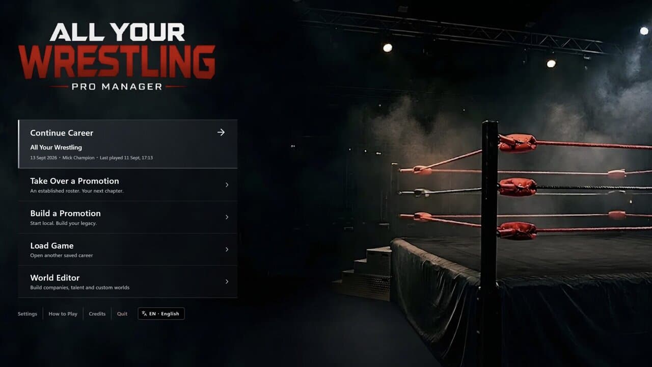 Captura 1 de All Your Wrestling Pro Manager