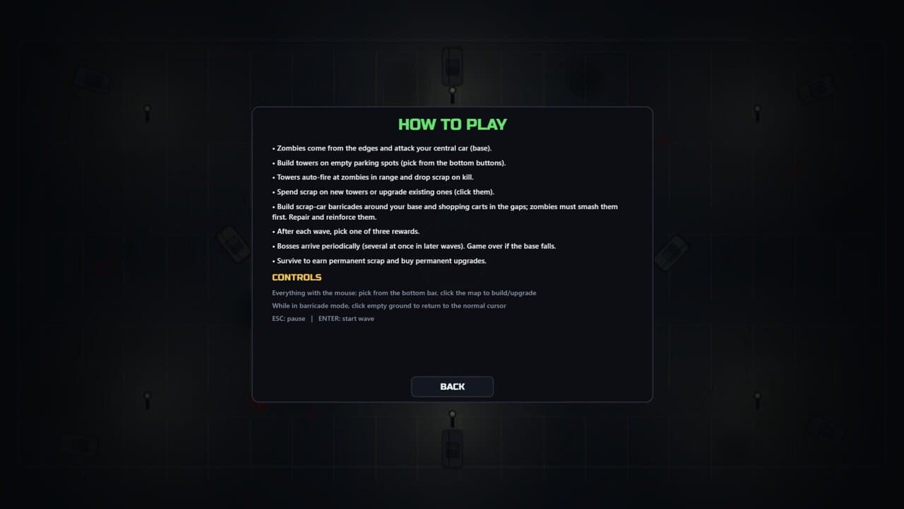 Captura 2 de Zombie Parking Lot Defense