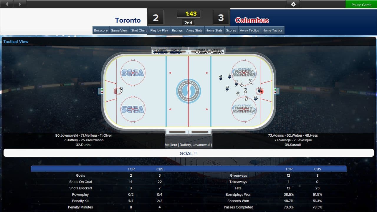 Captura 5 de Eastside Hockey Manager