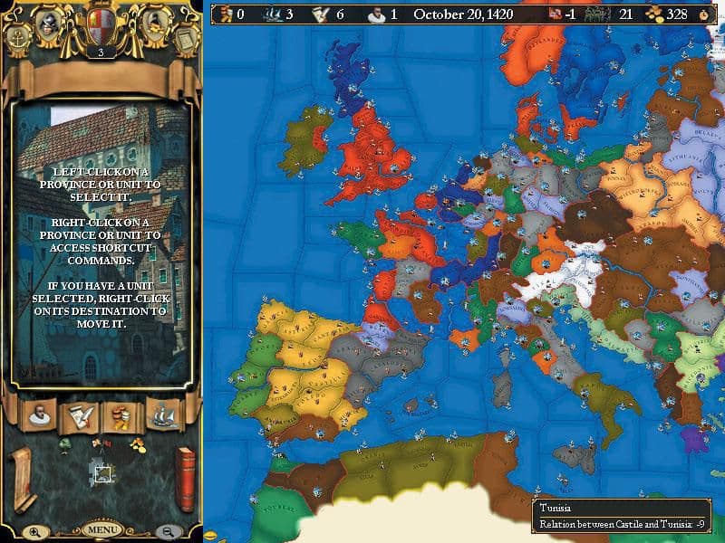 Captura 1 de Europa Universalis II