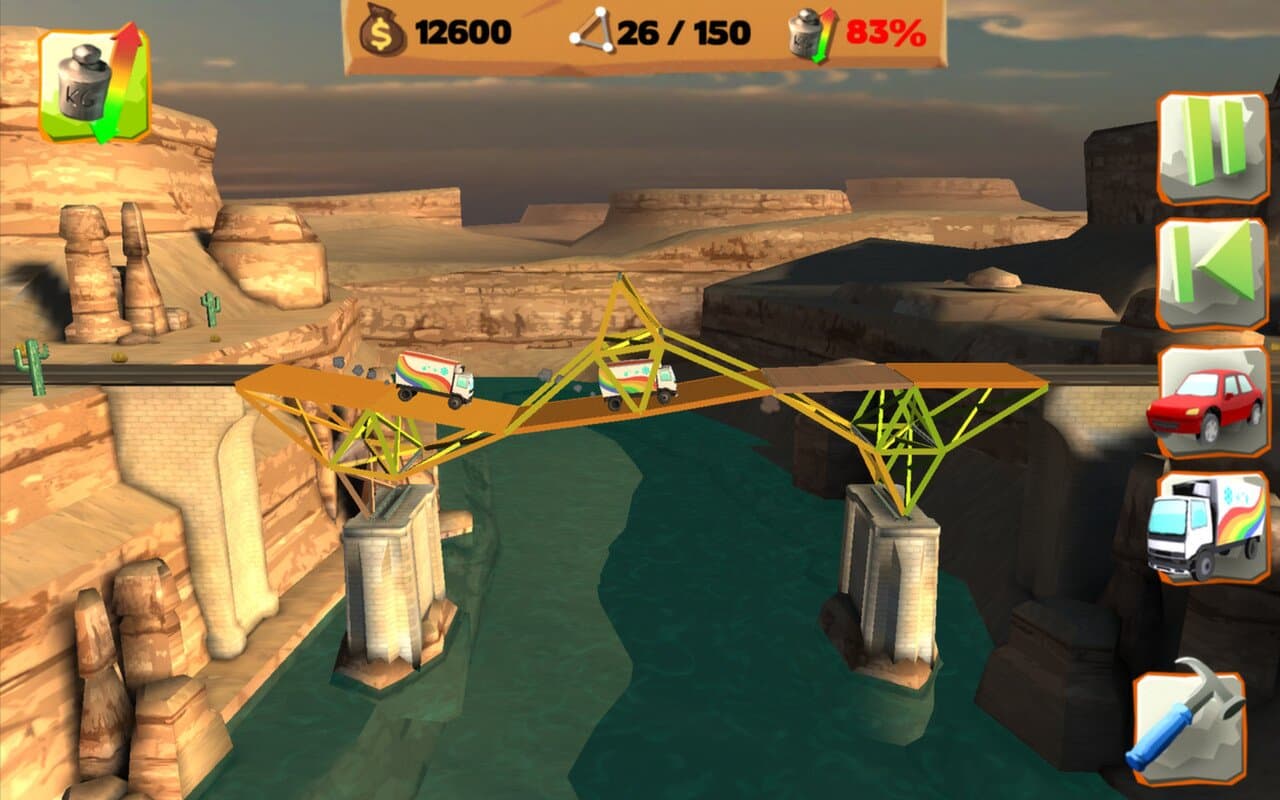 Captura 1 de Bridge Constructor Playground
