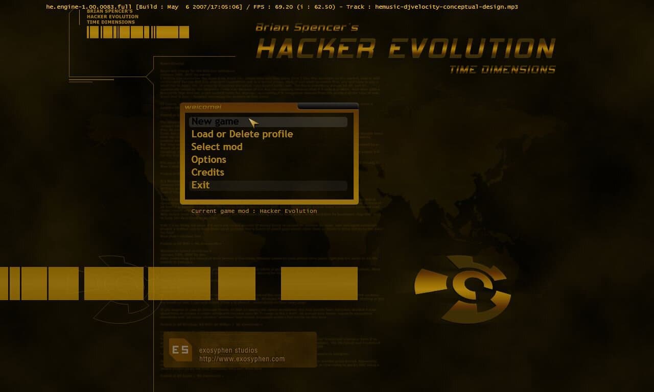 Captura 1 de Hacker Evolution