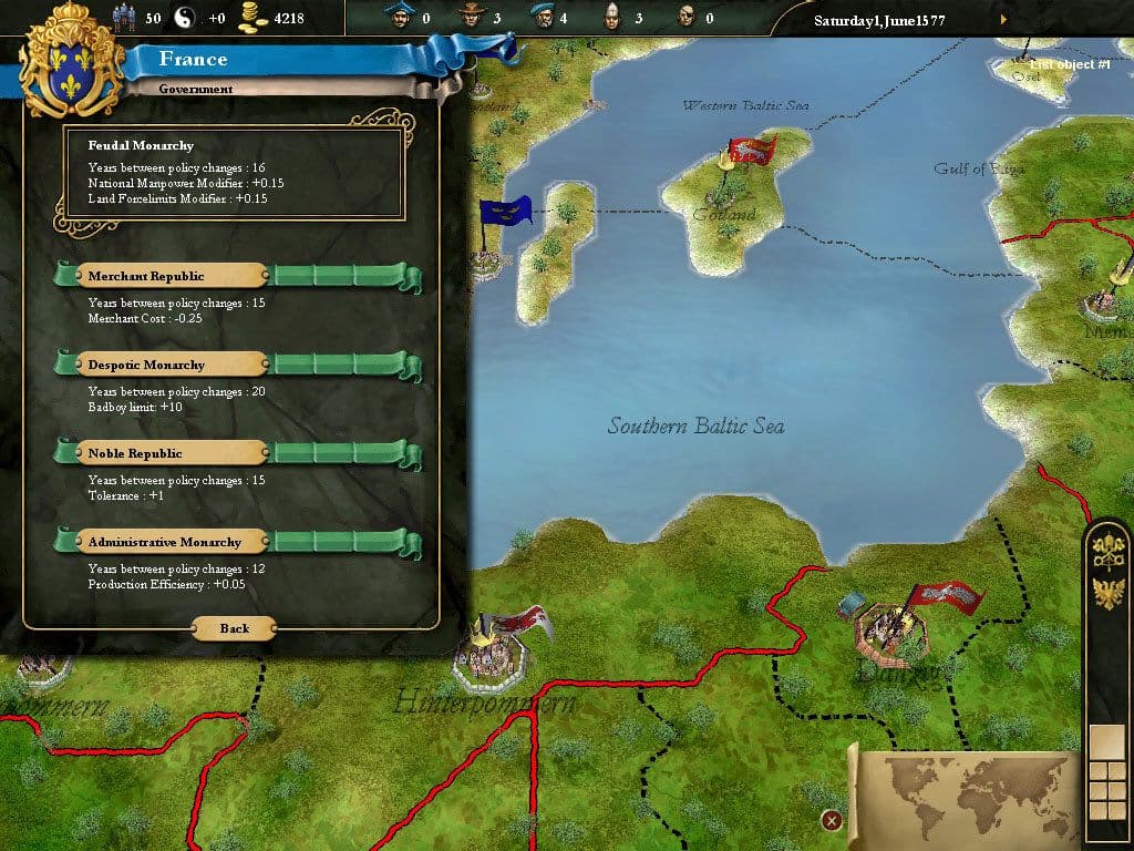 Captura 4 de Europa Universalis III Complete