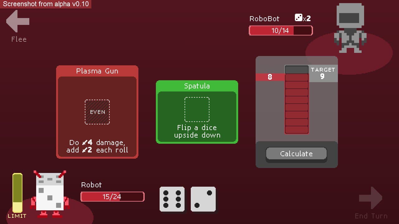 Captura 1 de Dicey Dungeons
