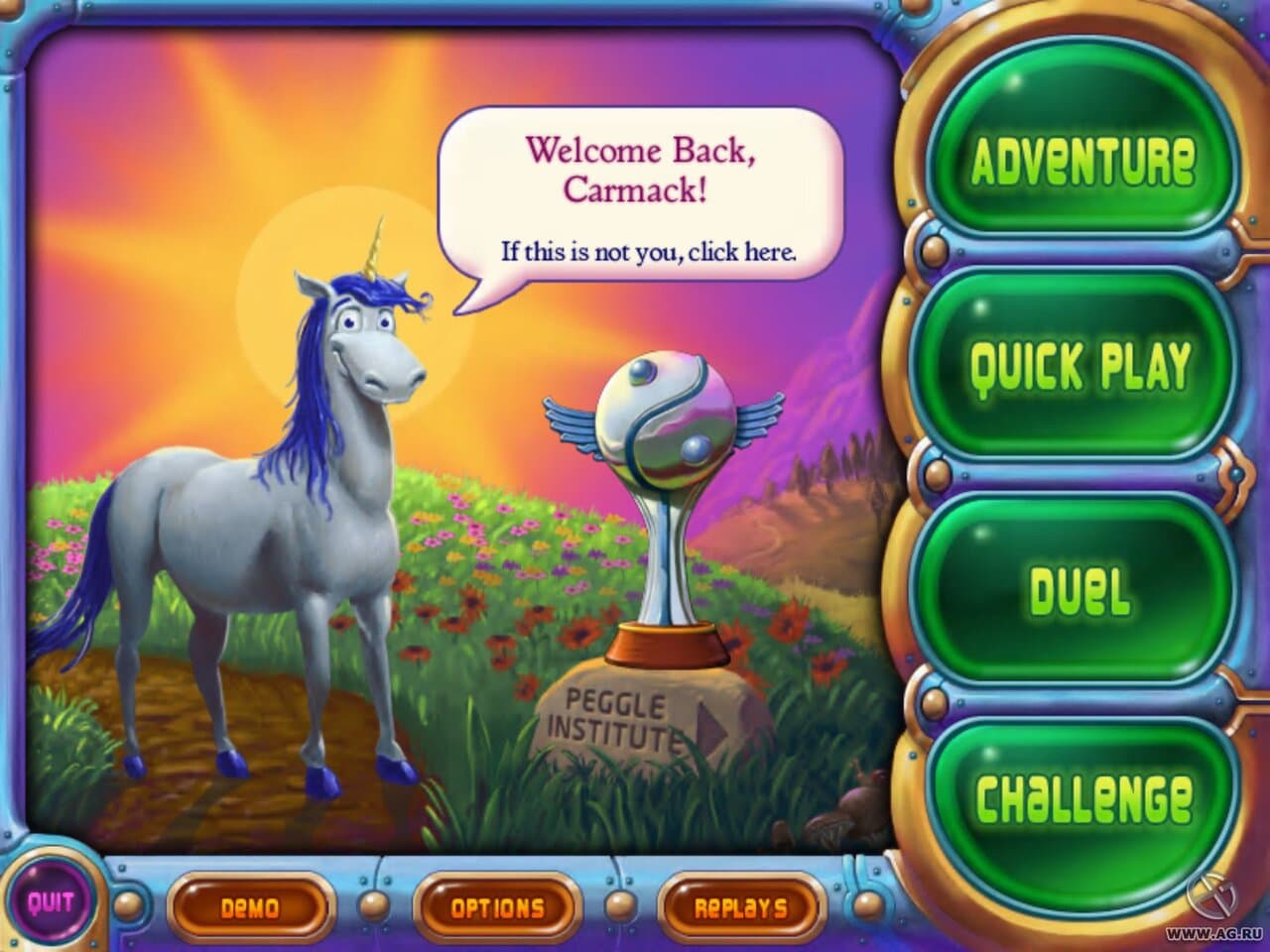 Captura 1 de Peggle
