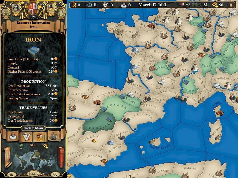 Captura 2 de Europa Universalis II