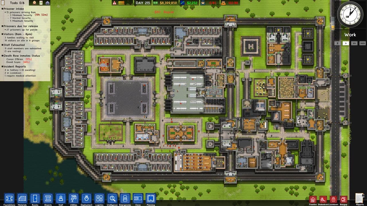 Captura 1 de Prison Architect