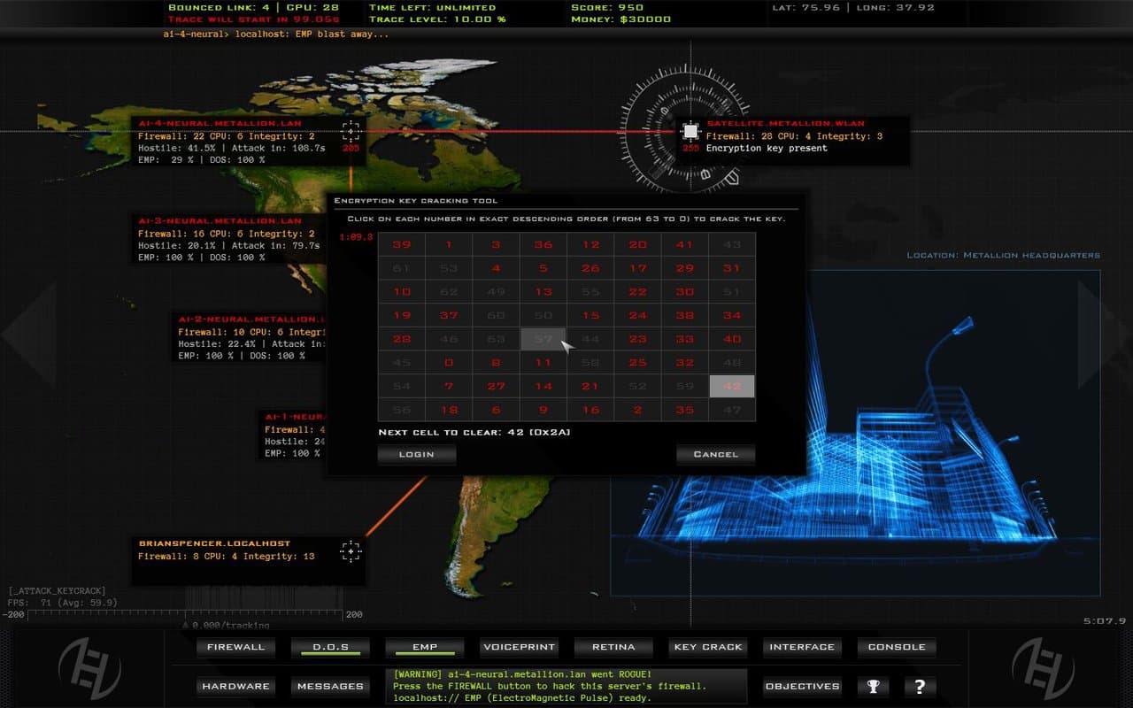 Captura 5 de Hacker Evolution Duality