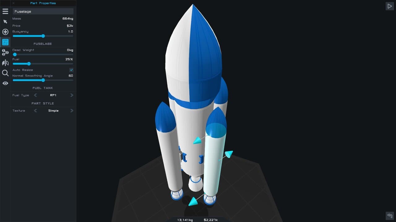 Captura 1 de SimpleRockets 2