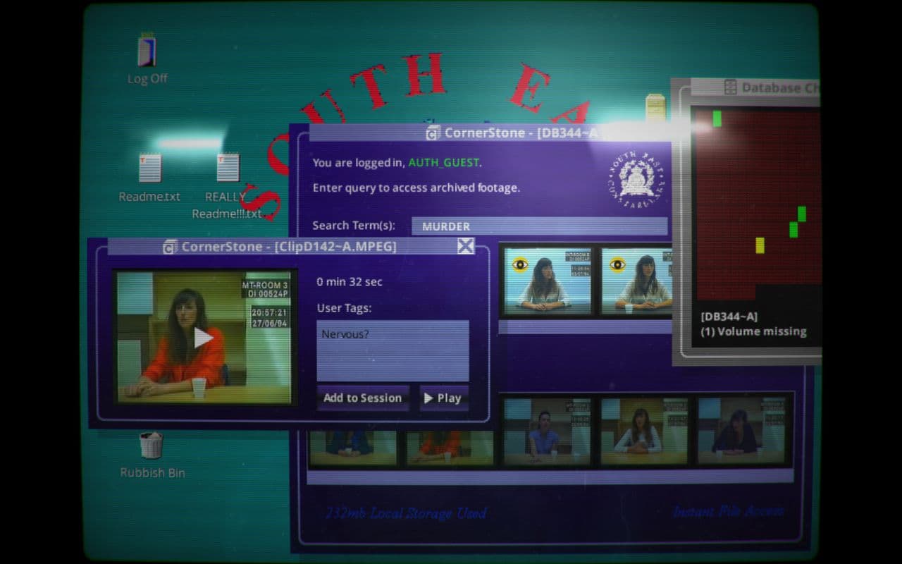 Captura 1 de Her Story