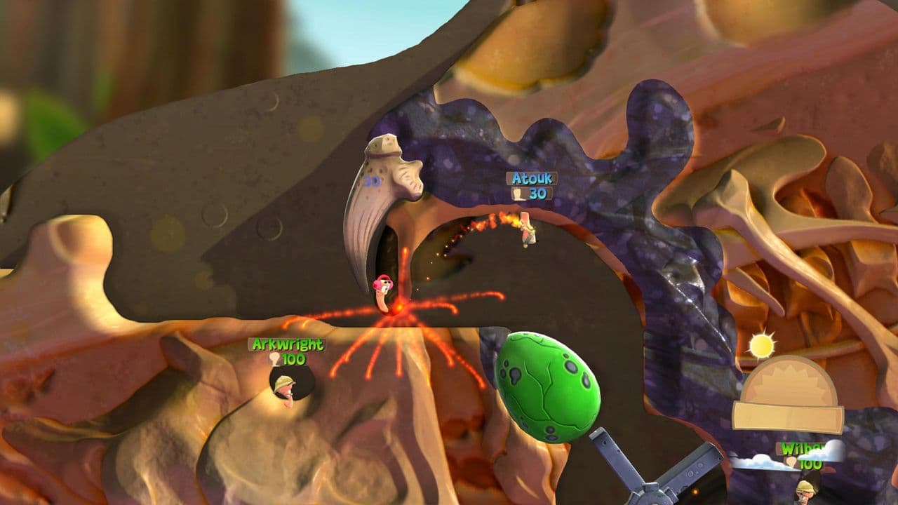 Captura 3 de Worms Battlegrounds