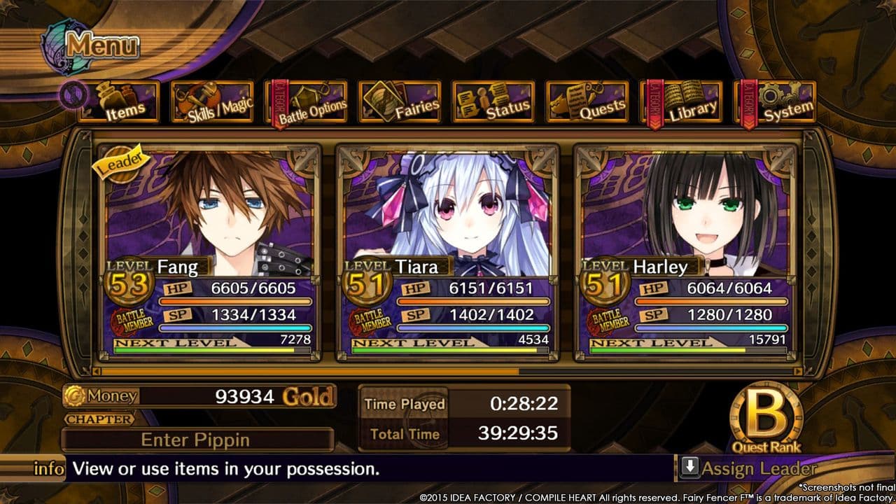 Captura 4 de Fairy Fencer F