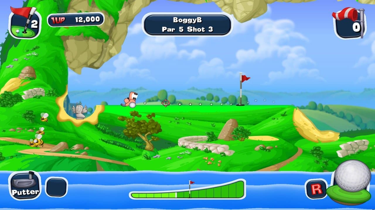 Captura 1 de Worms Crazy Golf