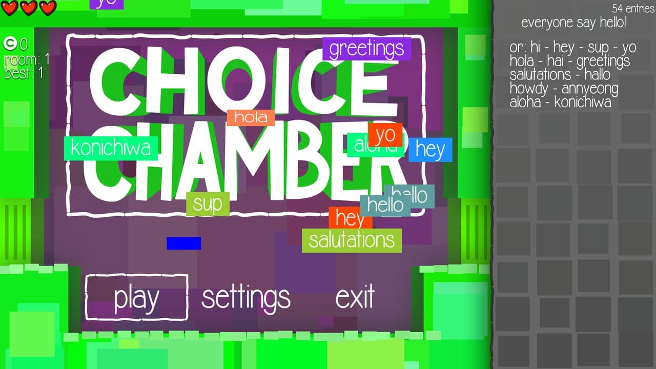 Captura 1 de Choice Chamber