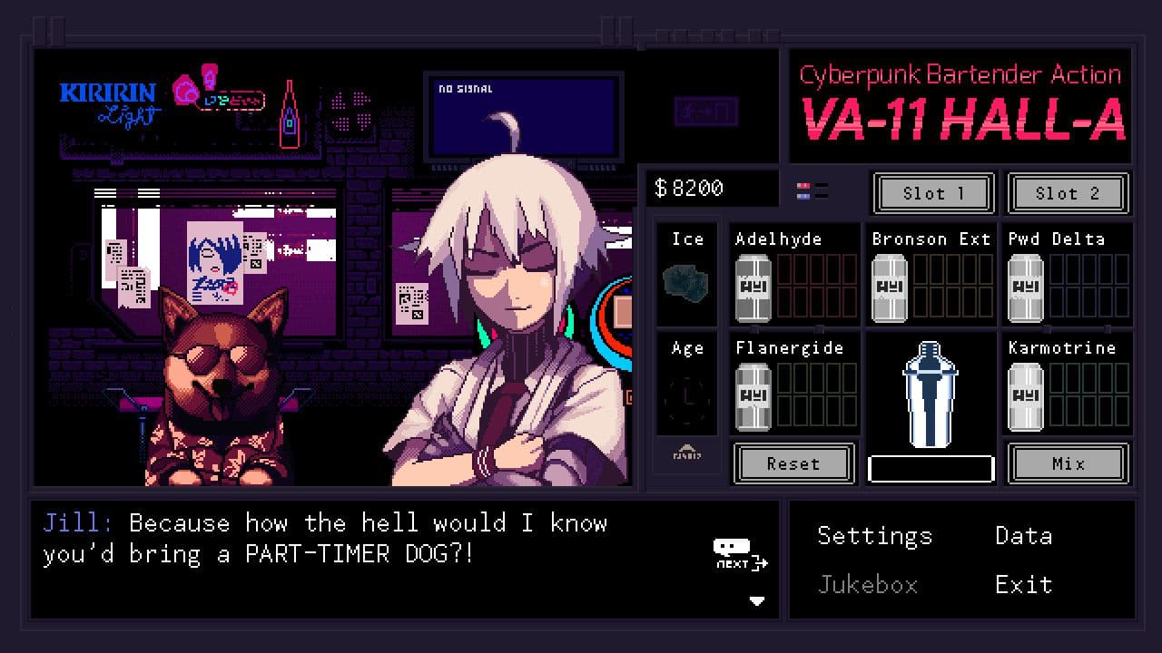 Captura 2 de VA-11 Hall-A: Cyberpunk Bartender Action