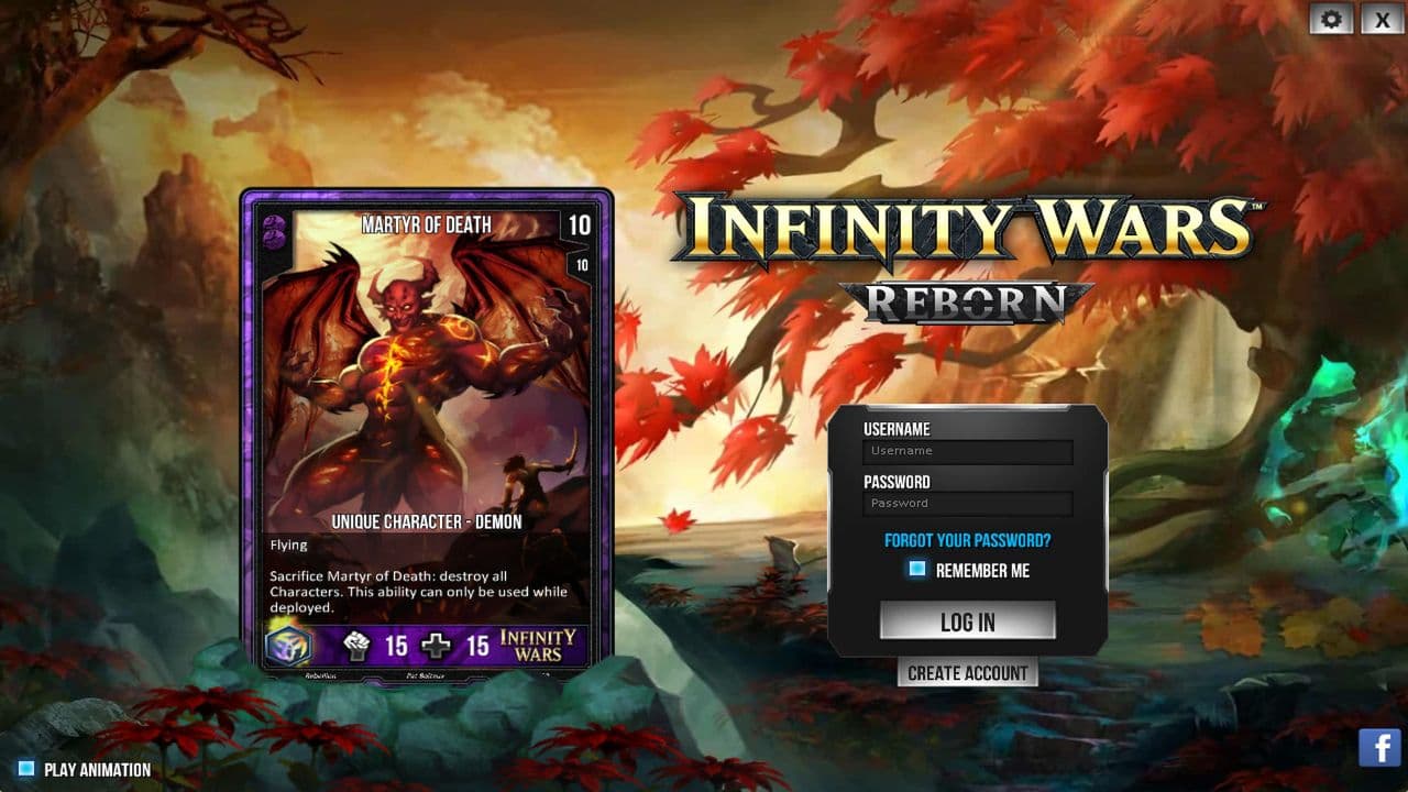 Captura 1 de Infinity Wars: Animated Trading Card Game