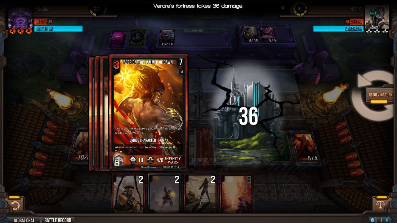 Captura 5 de Infinity Wars: Animated Trading Card Game