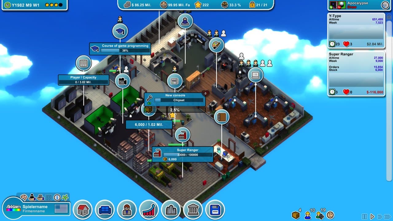 Captura 1 de Mad Games Tycoon