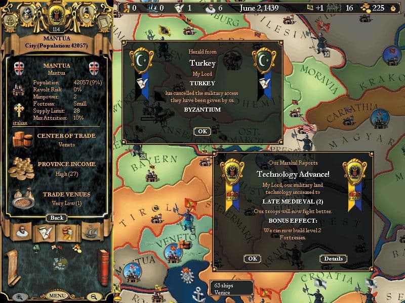 Captura 4 de Europa Universalis II