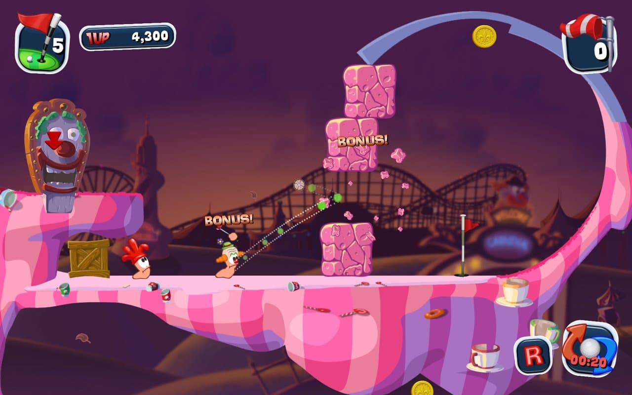 Captura 2 de Worms Crazy Golf
