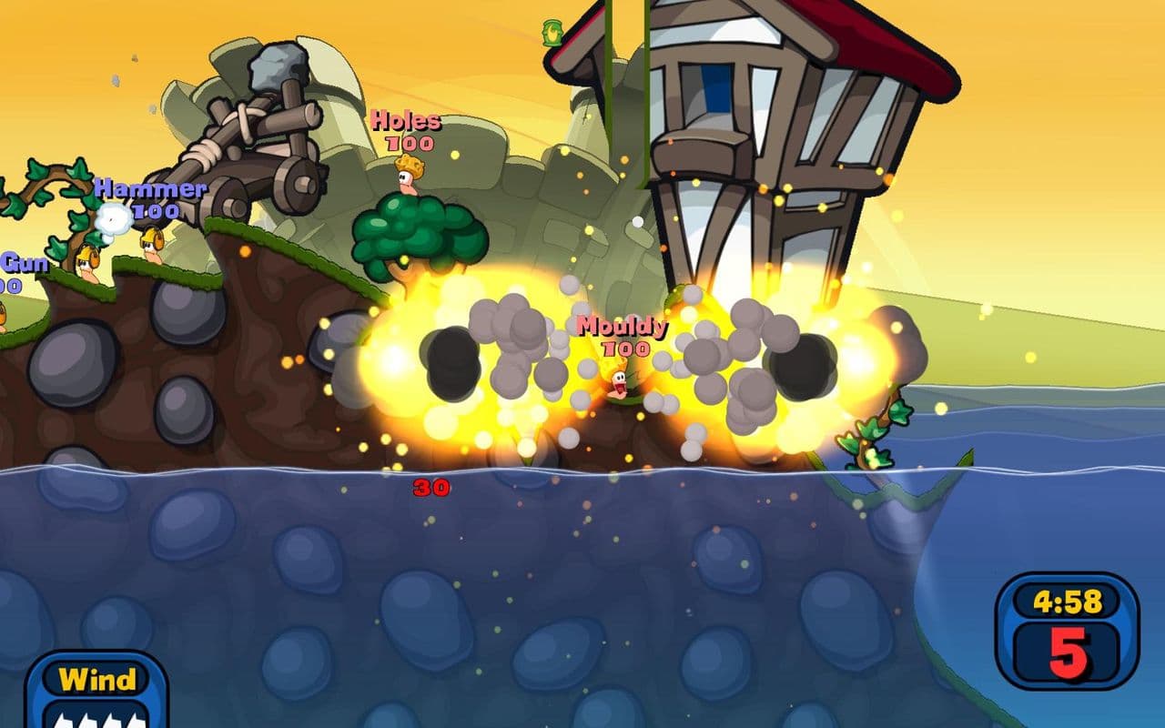 Captura 1 de Worms Reloaded