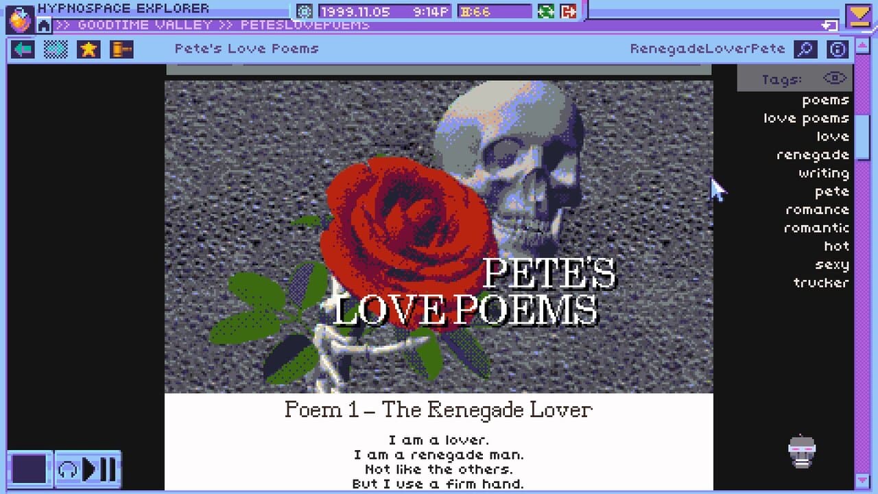 Captura 2 de Hypnospace Outlaw