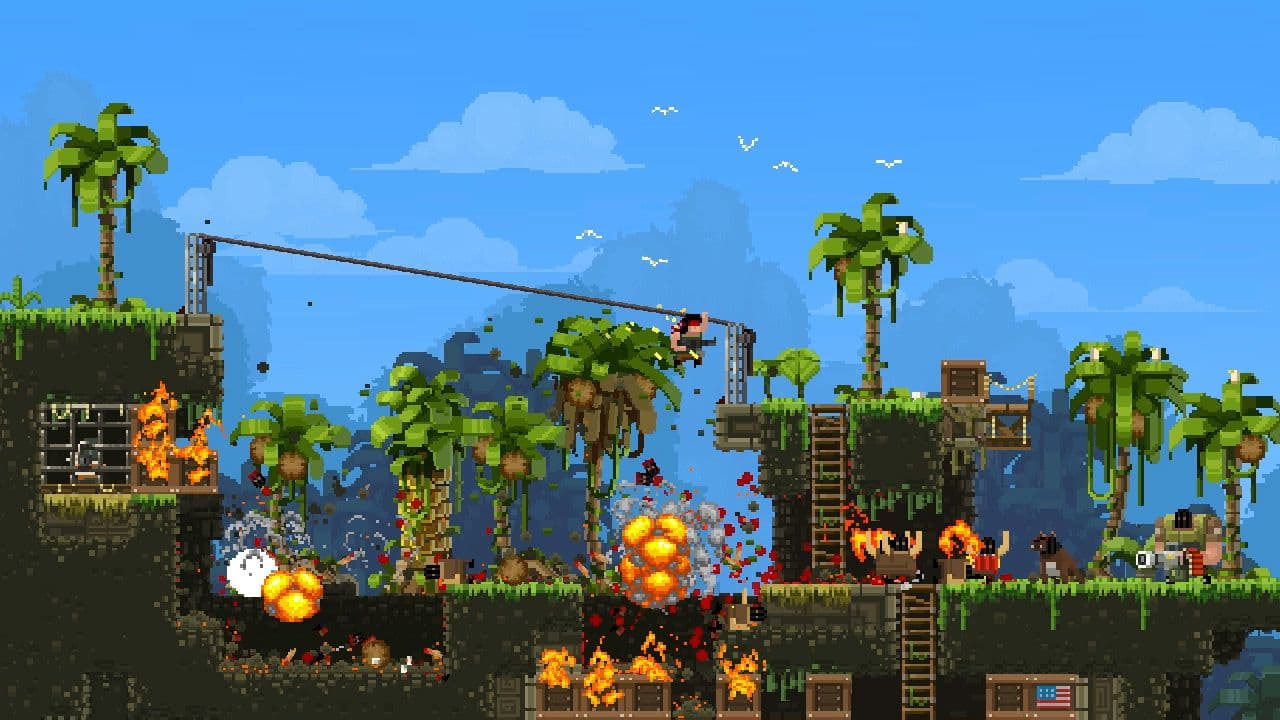 Captura 1 de Broforce