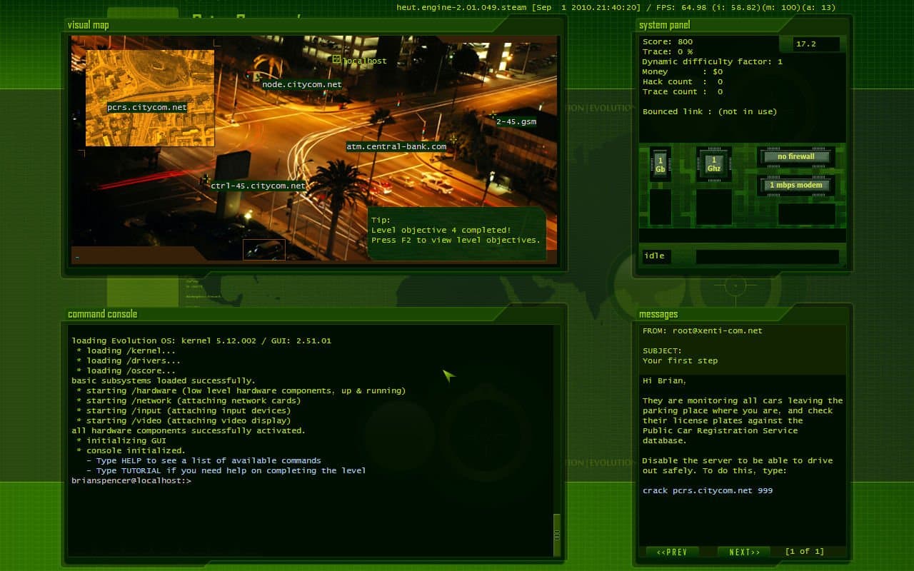 Captura 4 de Hacker Evolution: Untold