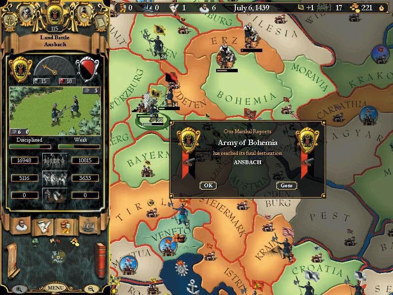 Captura 6 de Europa Universalis II