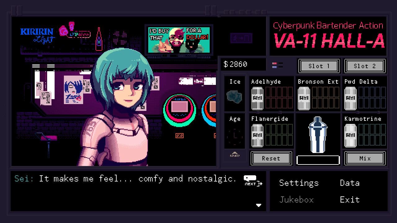 Captura 6 de VA-11 Hall-A: Cyberpunk Bartender Action