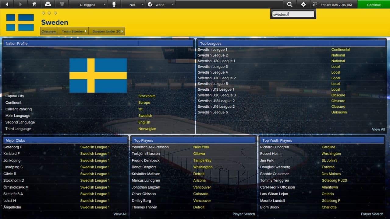 Captura 2 de Eastside Hockey Manager