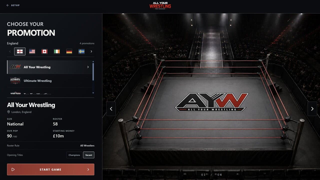 Captura 2 de All Your Wrestling Pro Manager