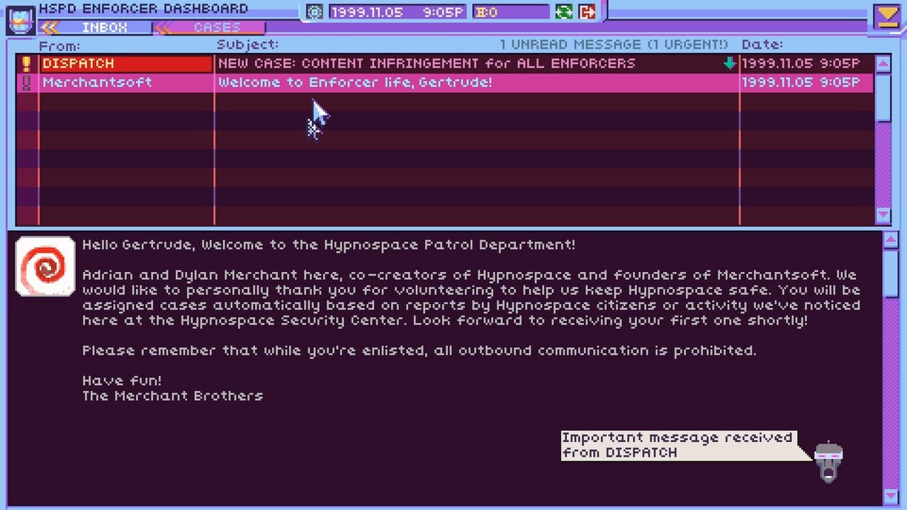 Captura 4 de Hypnospace Outlaw