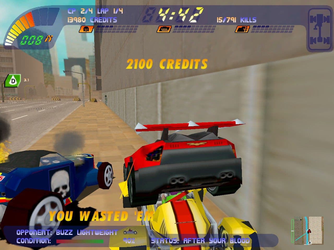 Captura 3 de Carmageddon 2: Carpocalypse Now