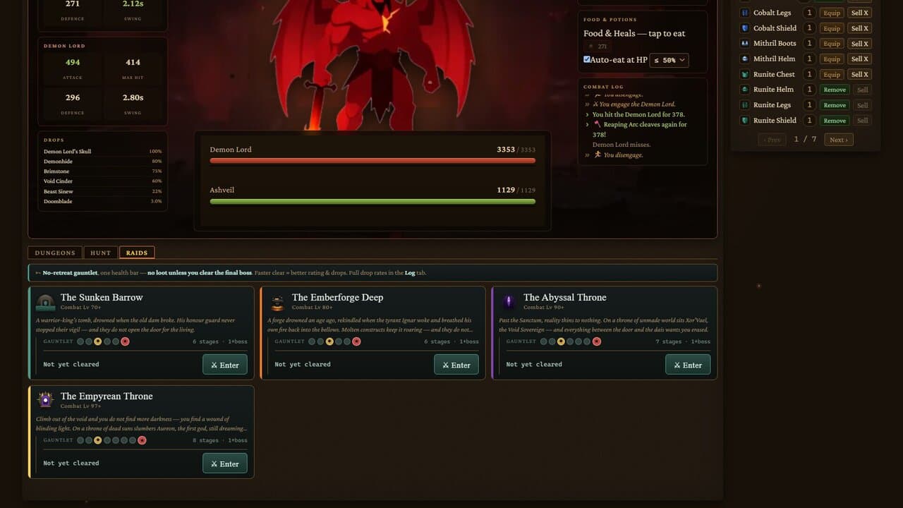 Captura 5 de Cindervale Idle